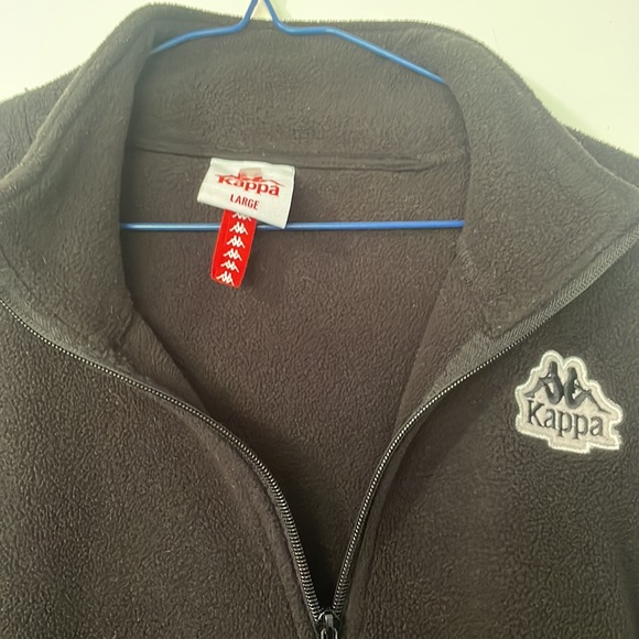 Kappa zip up sweater, no hood fleece. Men's Large. Great condition. Jumper. 3/4 - Picture 2 of 6